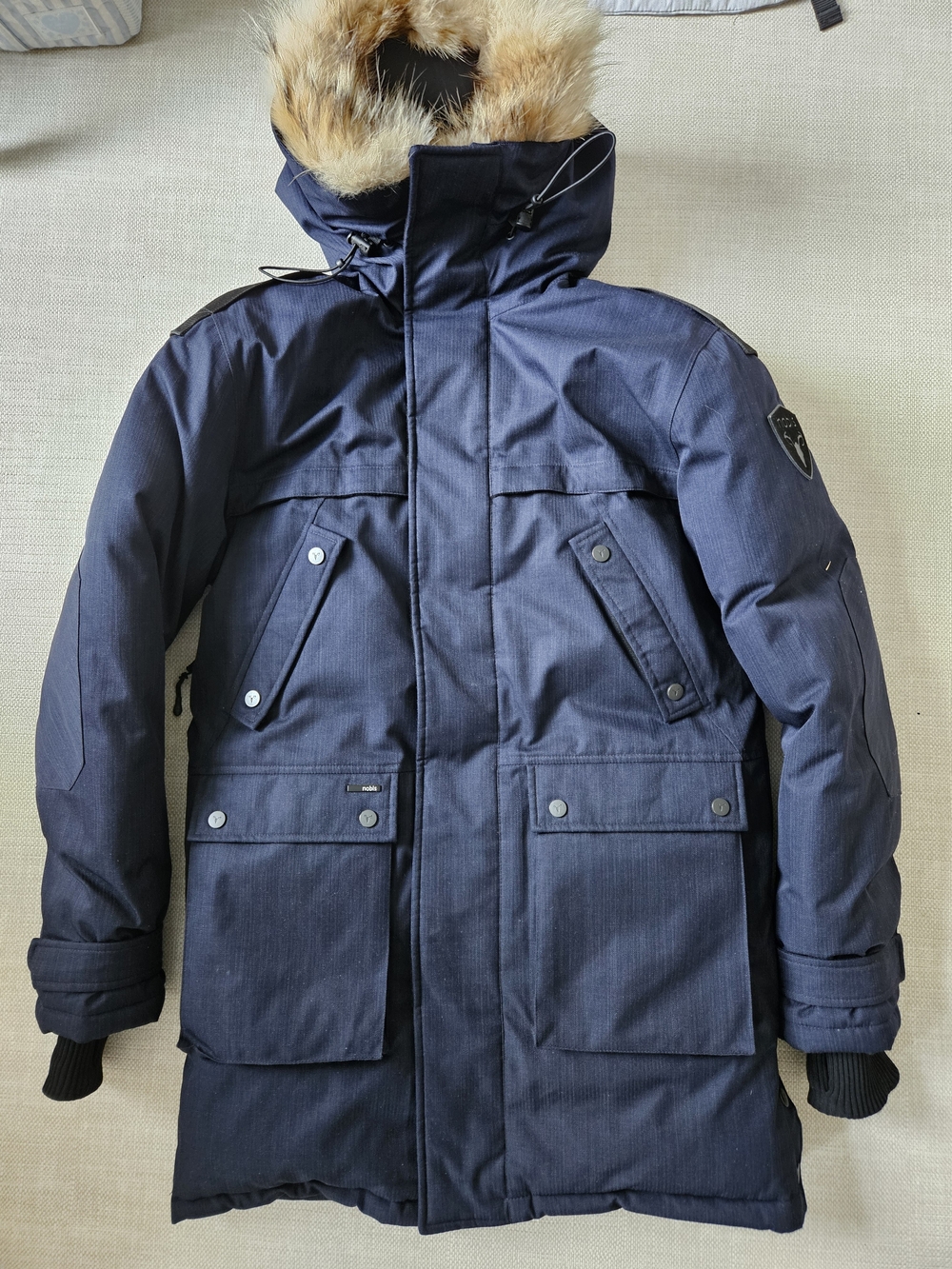 Men's Nobis Parka with Faux Fur Trim Hood